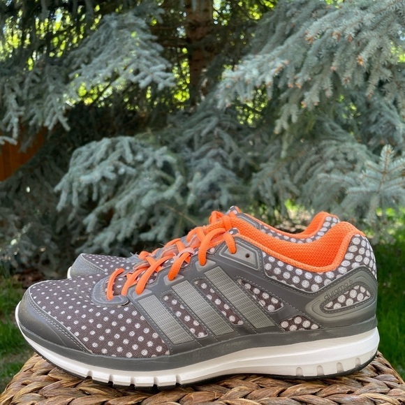 Adidas Women's Duramo 6 Breathable Polka Dot Mesh Running/Training Shoes Size 11 - Picture 1 of 11